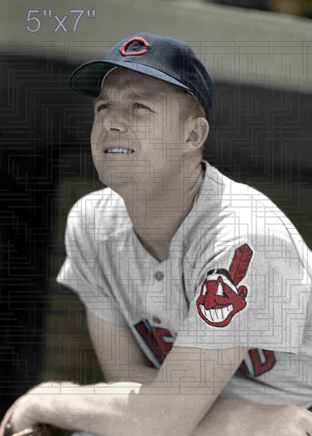 Owen Friend - 1953 Cleveland Indians - choose a size & style