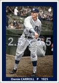 Ownie Carroll - 1925 Detroit Tigers - choose a size & style