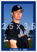 P.J. Bevis - 2003 New York Mets - choose a size & style
