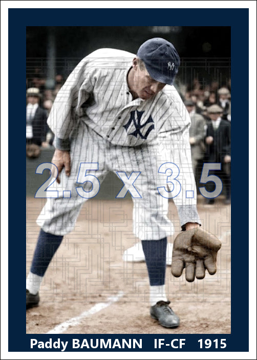 Paddy Baumann - 1915 New York Yankees - choose a size & style