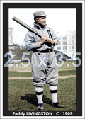 Paddy Livingston - 1909 Philadelphia Athletics - choose a size & style