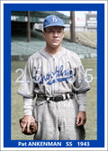 Pat Ankenman - 1943 Brooklyn Dodgers - choose a size & style