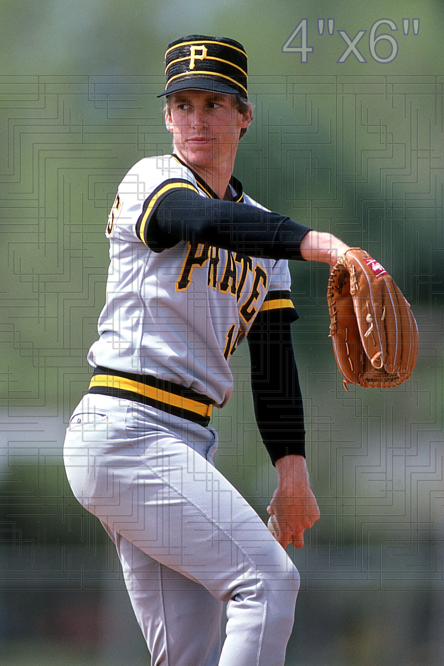 Pat Clements - 1985-86 Pittsburgh Pirates - choose a size & style