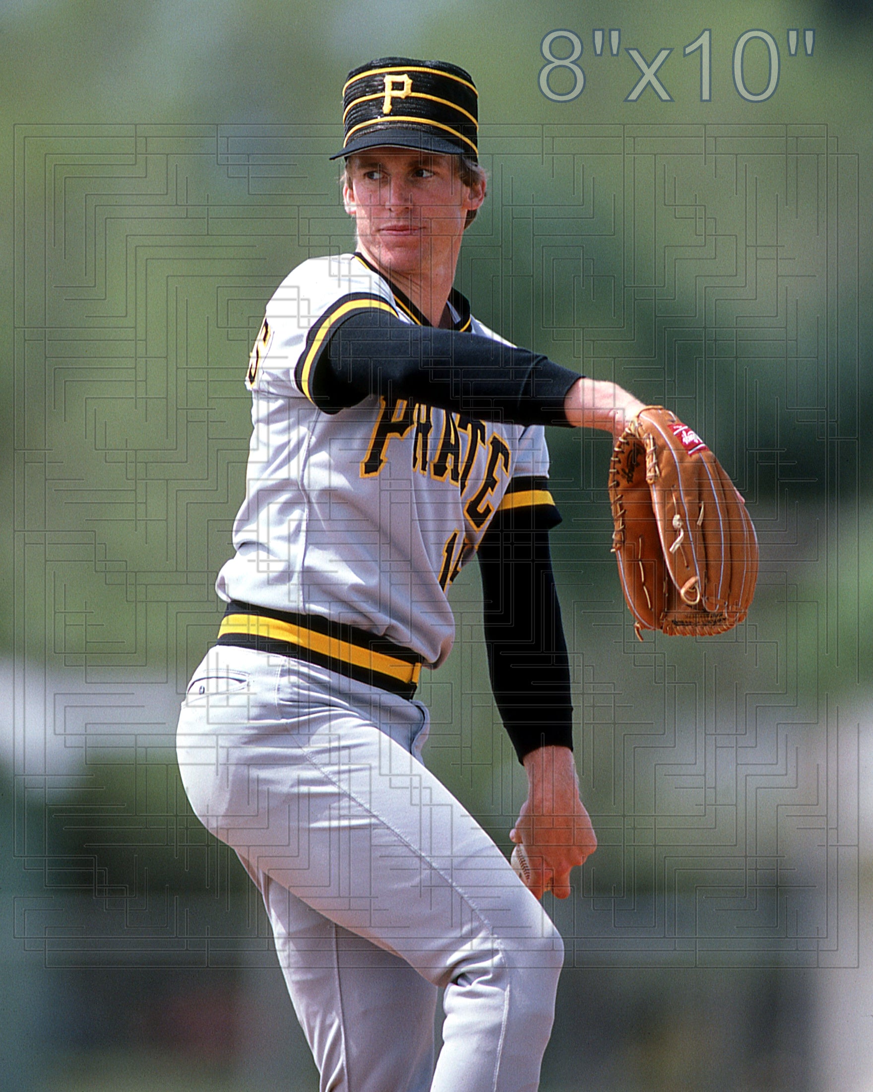 Pat Clements - 1985-86 Pittsburgh Pirates - choose a size & style