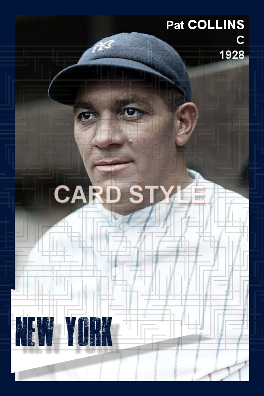 Pat Collins - 1928 New York Yankees - choose a size & style