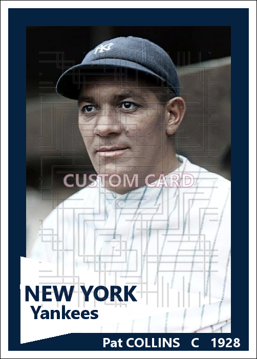 Pat Collins - 1928 New York Yankees - choose a size & style