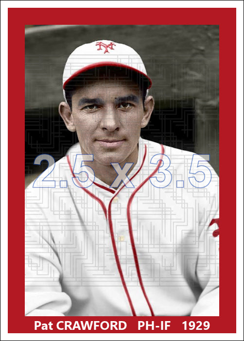 Pat Crawford - 1929 New York Giants - choose a size & style