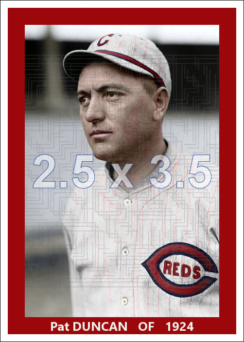 Pat Duncan - 1924 Cincinnati Reds - choose a size & style