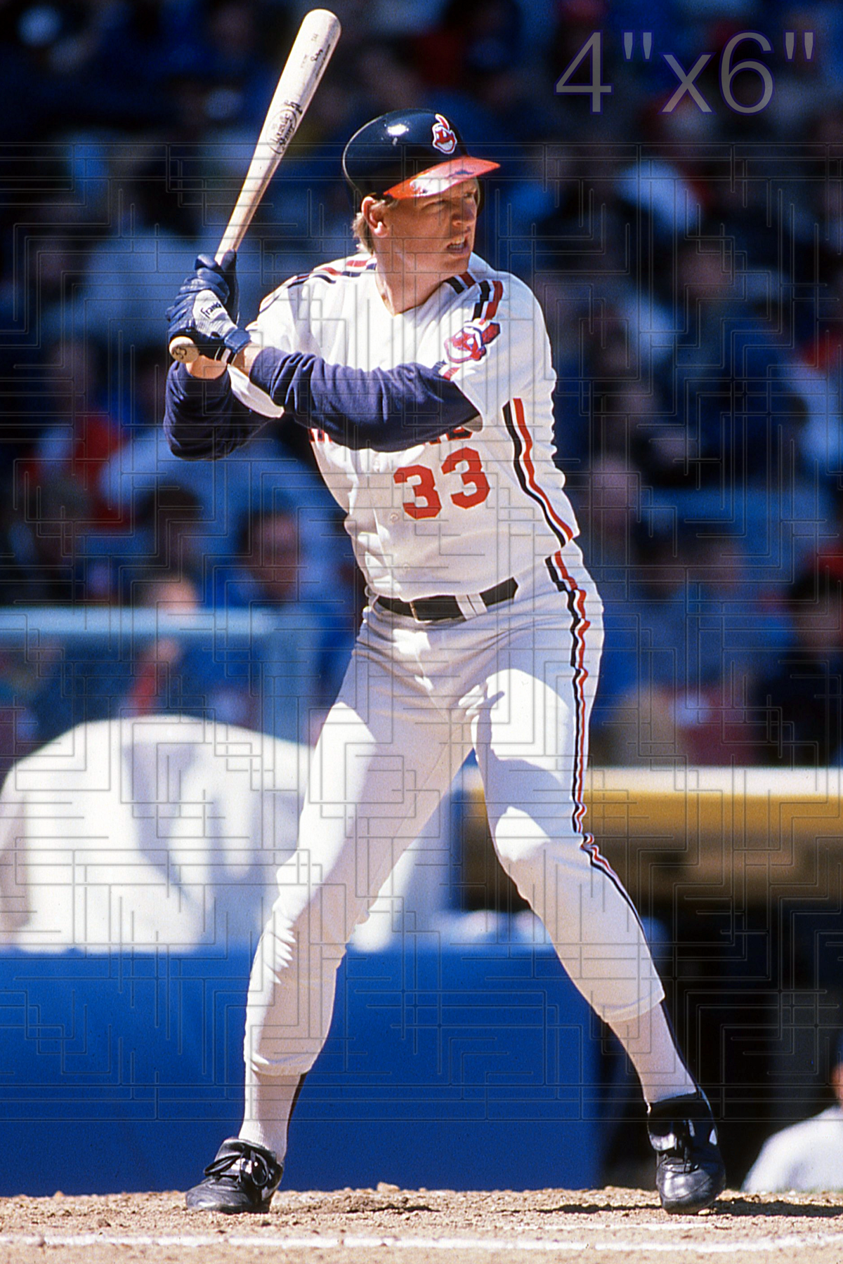 Pat Keedy - 1989 Cleveland Indians - choose a size & style
