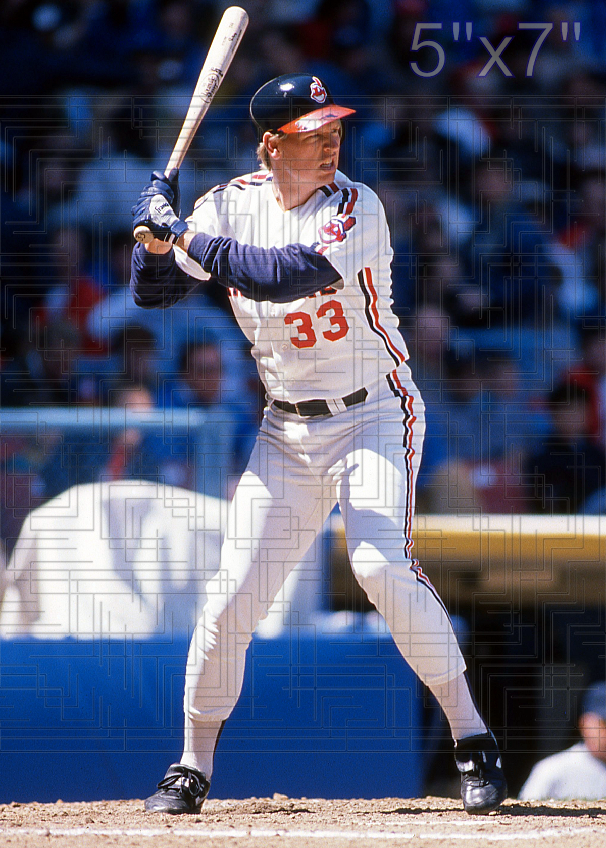 Pat Keedy - 1989 Cleveland Indians - choose a size & style
