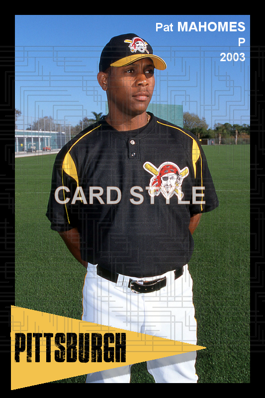 Pat Mahomes - 2003 Pittsburgh Pirates - choose a size & style
