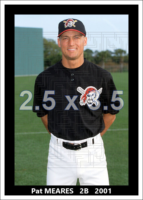Pat Meares - 2001 Pittsburgh Pirates - choose a size & style