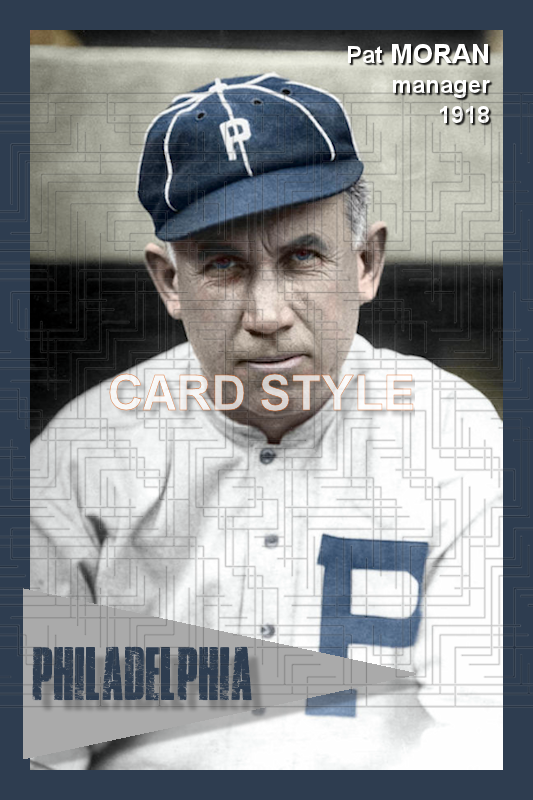 Pat Moran - 1918 Philadelphia Phillies - choose a size & style