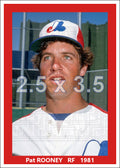 Pat Rooney - 1981 Montreal Expos - choose a size & style