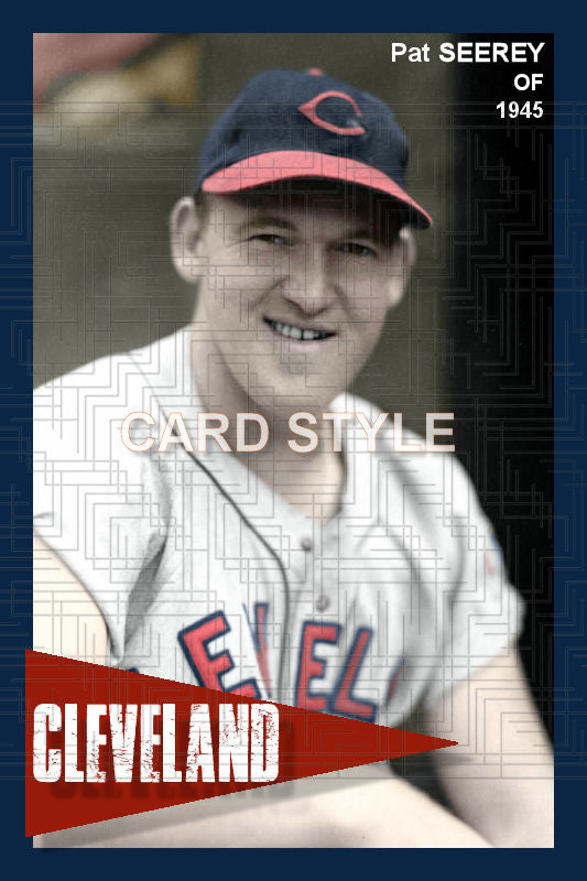 Pat Seerey - 1945 Cleveland Indians - choose a size & style