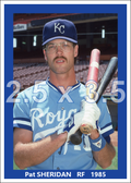Pat Sheridan - 1985 Kansas City Royals - choose a size & style