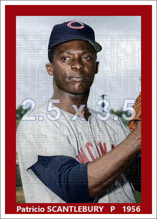 Patricio Scantlebury - 1956 Cincinnati Reds - choose a size & style