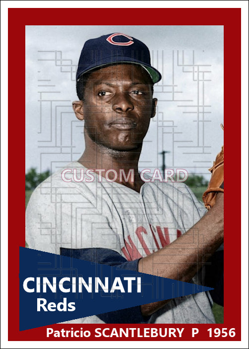 Patricio Scantlebury - 1956 Cincinnati Reds - choose a size & style