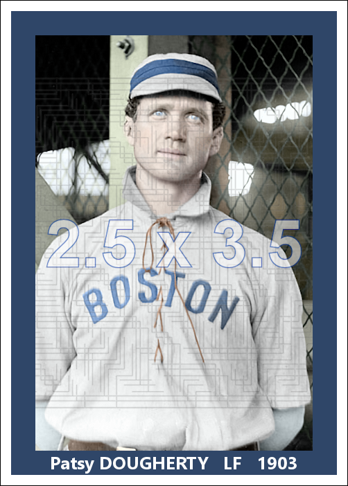 Patsy Dougherty - 1903 Boston Americans - choose a size & style