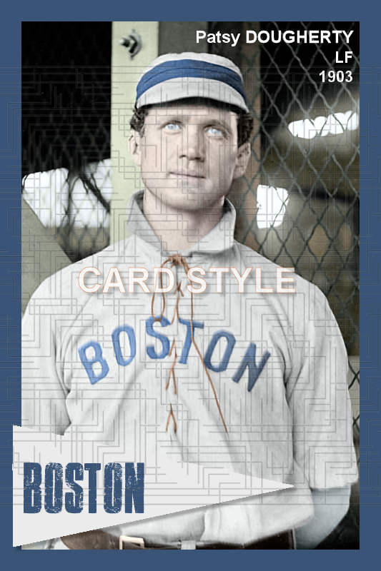 Patsy Dougherty - 1903 Boston Americans - choose a size & style