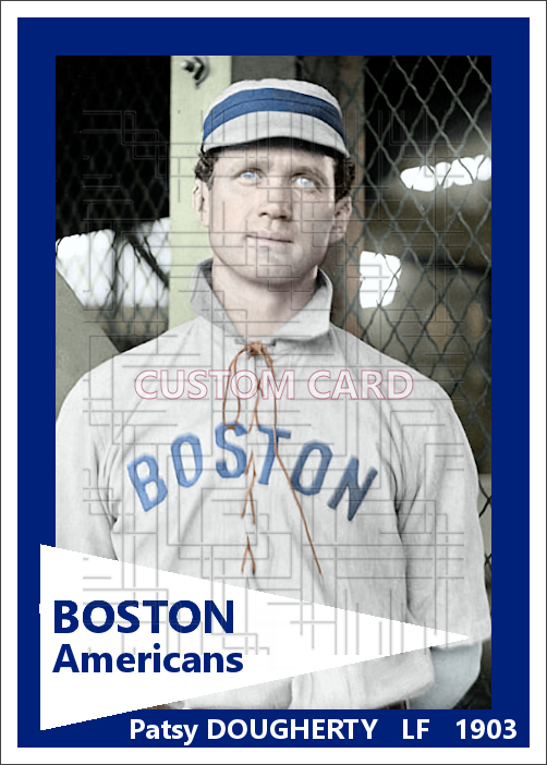 Patsy Dougherty - 1903 Boston Americans - choose a size & style