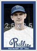 Paul Busby - 1943 Philadelphia Phillies - choose a size & style
