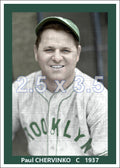 Paul Chervinko - 1937 Brooklyn Dodgers - choose a size & style
