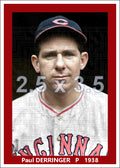 Paul Derringer - 1938 Cincinnati Reds - choose a size & style