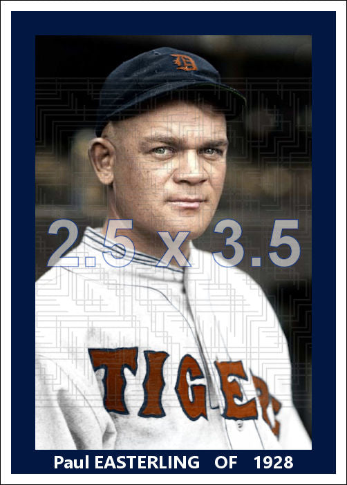 Paul Easterling - 1928 Detroit Tigers - choose a size & style