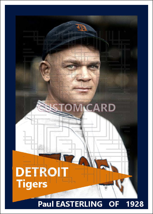 Paul Easterling - 1928 Detroit Tigers - choose a size & style