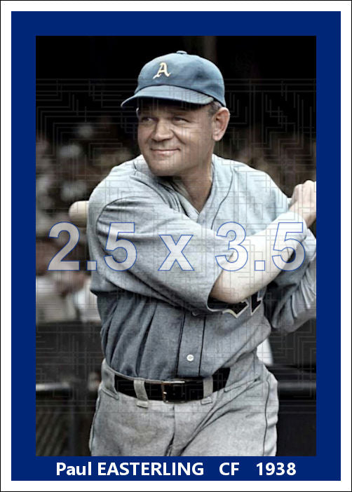 Paul Easterling - 1938 Philadelphia Athletics - choose a size & style