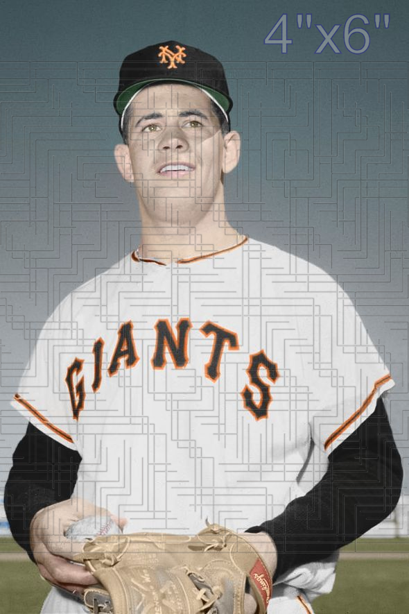 Paul Giel - 1954-55 New York Giants - choose a size & style