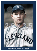 Paul Kardow - 1936 Cleveland Indians - choose a size & style