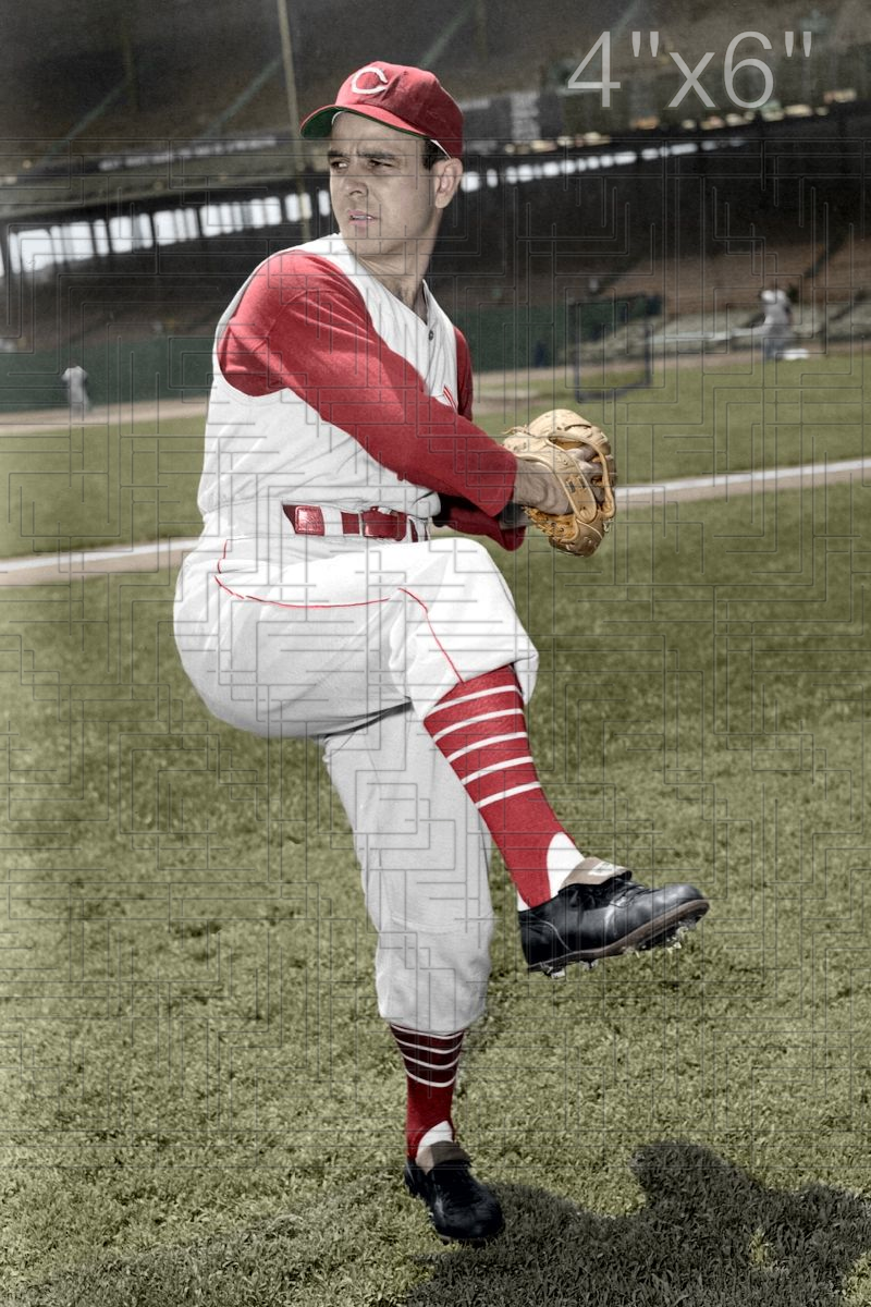 Paul LaPalme - 1956 Cincinnati Reds - choose a size & style