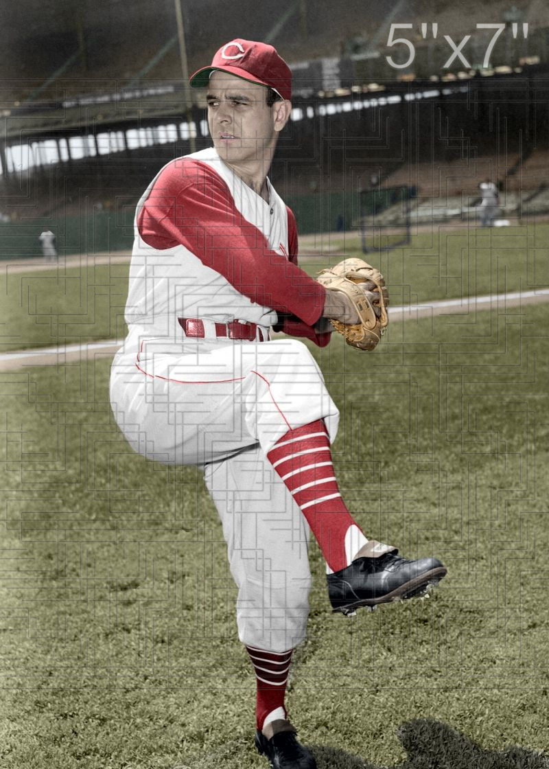 Paul LaPalme - 1956 Cincinnati Reds - choose a size & style