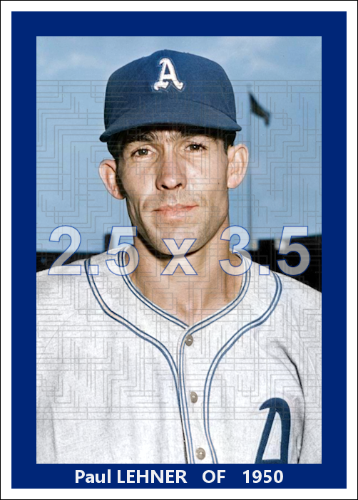 Paul Lehner - 1950 Philadelphia Athletics - choose a size & style
