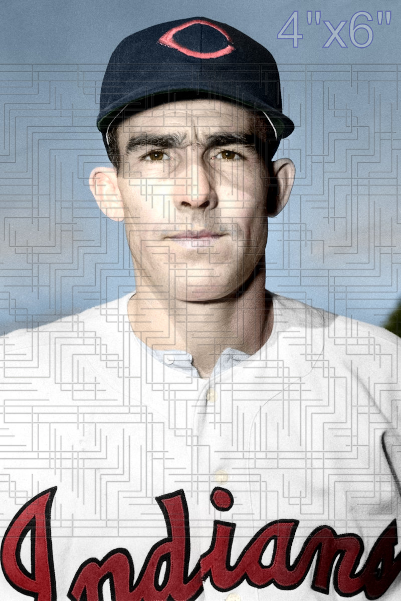 Paul Lehner - 1952 Cleveland Indians - choose a size & style