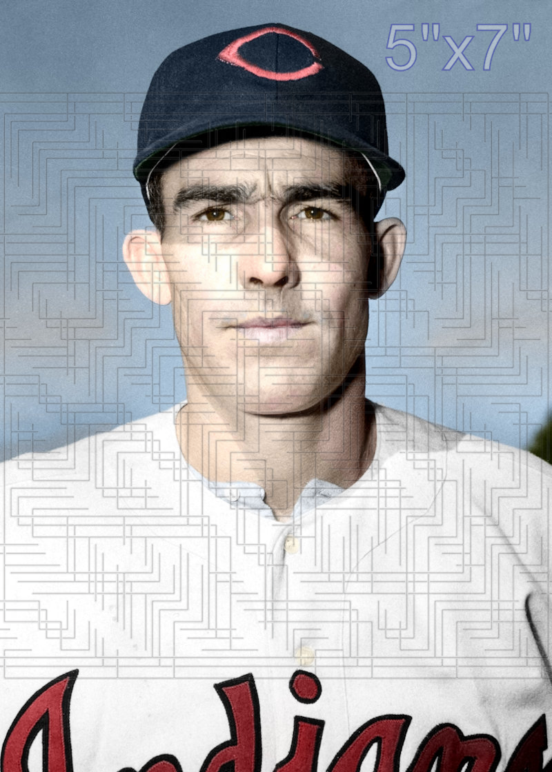 Paul Lehner - 1952 Cleveland Indians - choose a size & style