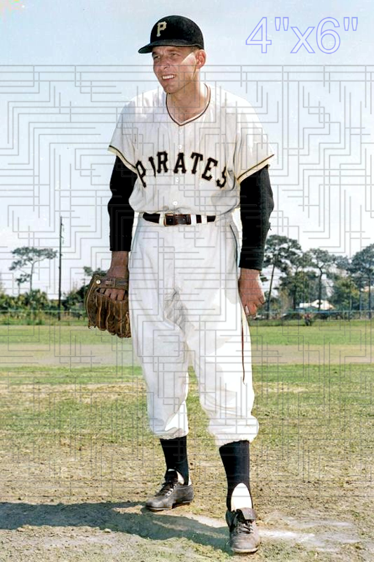 Paul Martin - 1955 Pittsburgh Pirates - choose a size & style
