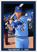Paul Ratliff - 1972 Milwaukee Brewers - choose a size & style