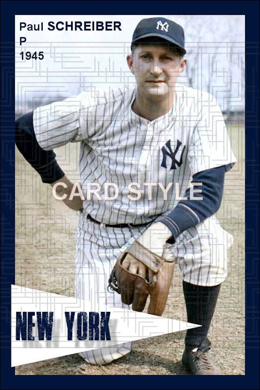 Paul Schreiber - 1945 New York Yankees - choose a size & style