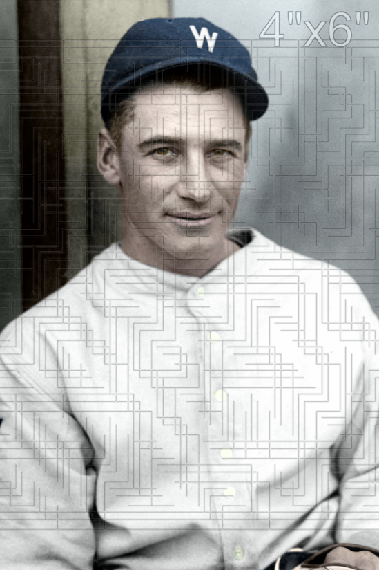 Paul Zahniser - 1924 Washington Senators - choose a size & style