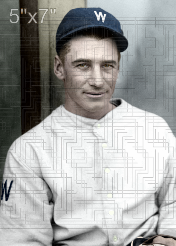 Paul Zahniser - 1924 Washington Senators - choose a size & style