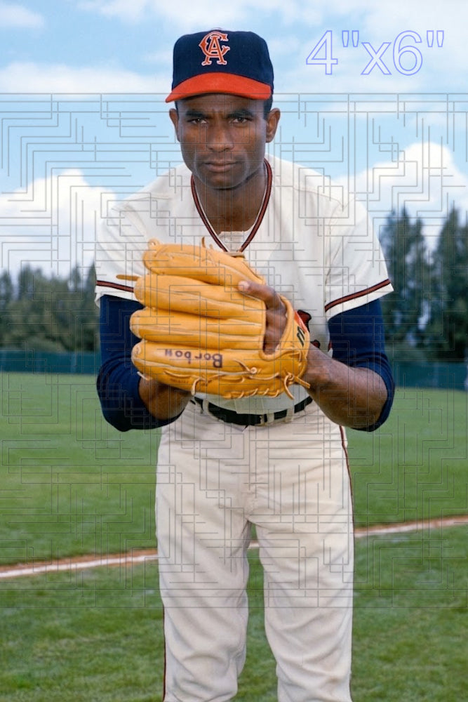 Pedro Borbon - 1969 California Angels - choose a size & style