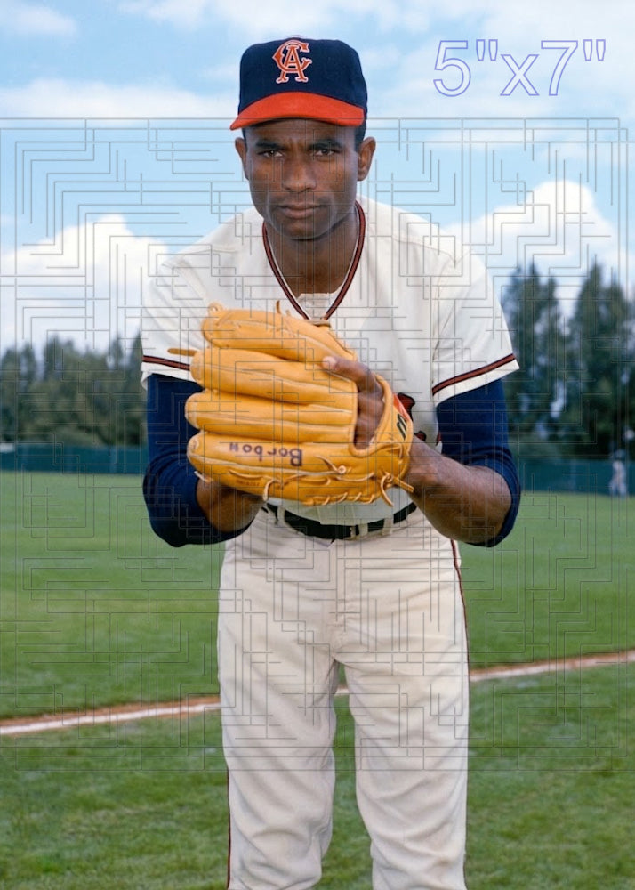 Pedro Borbon - 1969 California Angels - choose a size & style