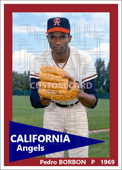 Pedro Borbon - 1969 California Angels - choose a size & style