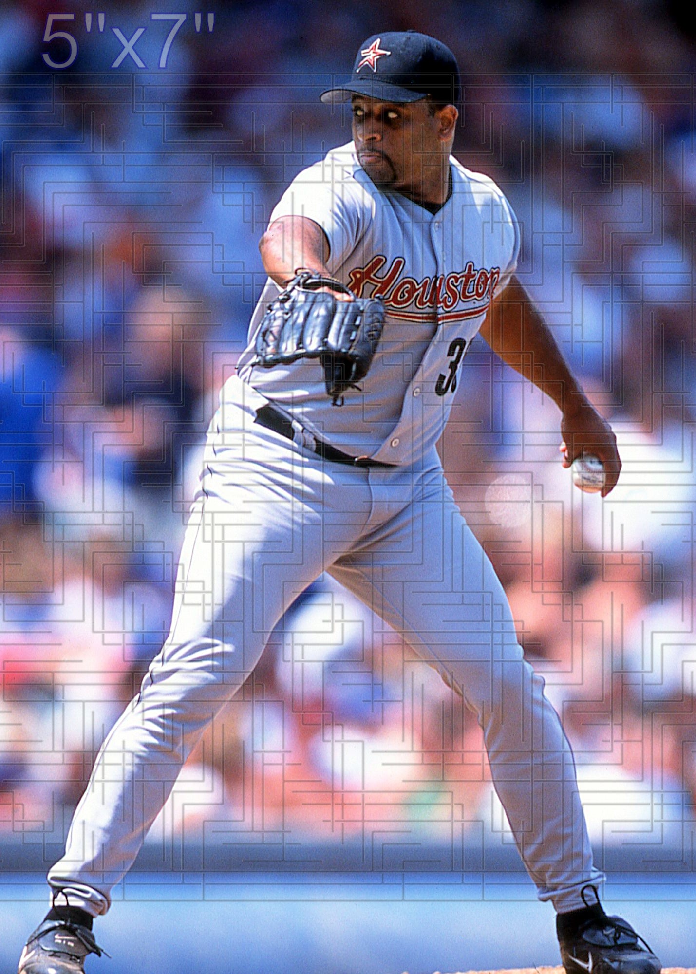 Pedro Borbon - 2002 Houston Astros - choose a size & style