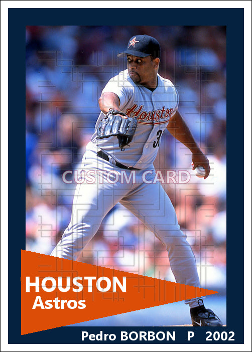 Pedro Borbon - 2002 Houston Astros - choose a size & style