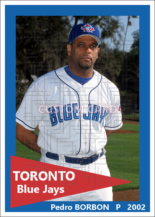 Pedro Borbon - 2002 Toronto Blue Jays - choose a size & style