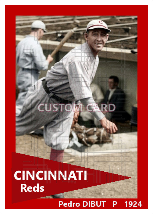 Pedro Dibut - 1924 Cincinnati Reds - choose a size & style